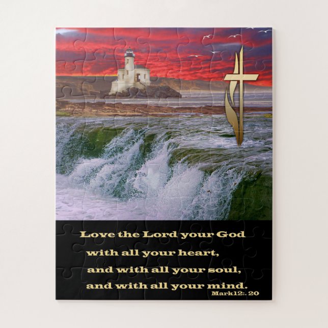 Christian Scripture Jigsaw Puzzle (Vertical)