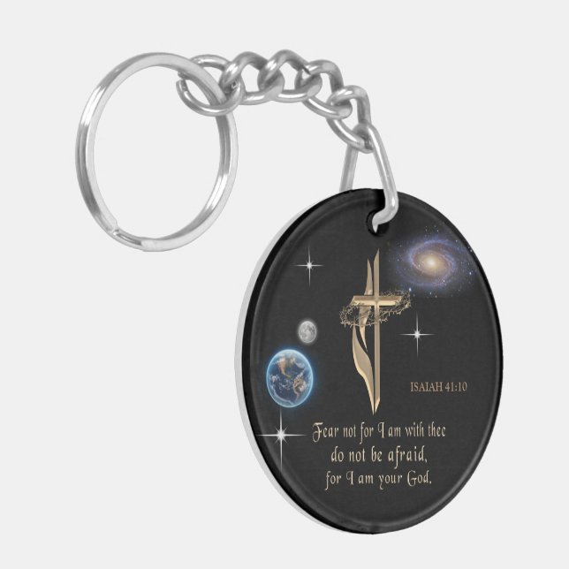 Christian Scripture Keychain (Front Left)