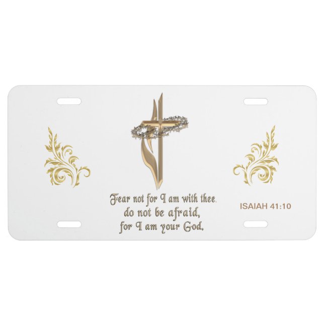 Christian Scripture License Plate (Front)