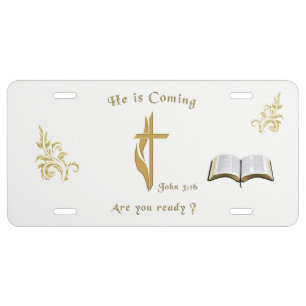 Christian Scripture License Plate