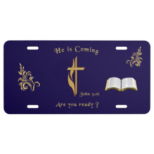 Christian Scripture  License Plate