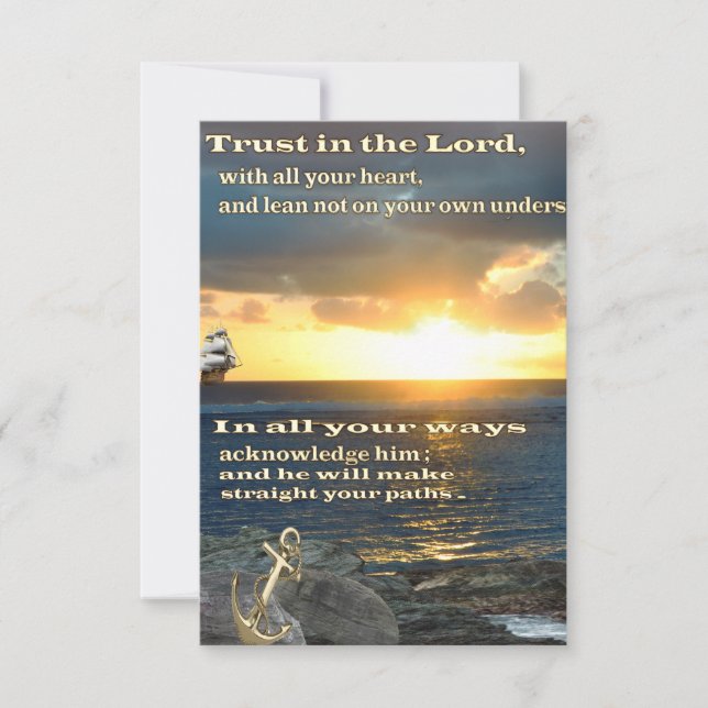Christian Scripture RSVP Card (Front)