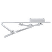 Christian Scripture Silver Finish Tie Bar (Side)