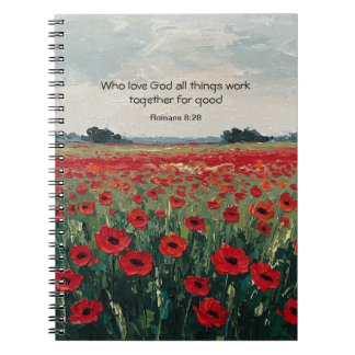 Christian Scripture Spiral Photo Notebook