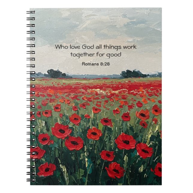 Christian Scripture Spiral Photo Notebook (Front)