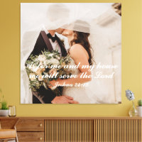 Christian Scripture Wedding Photo