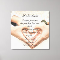 Christian Scripture Wedding Photo 