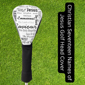 Christian Seventeen Names of Jesus Golf Head Cover