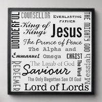 Christian Seventeen Names of Jesus