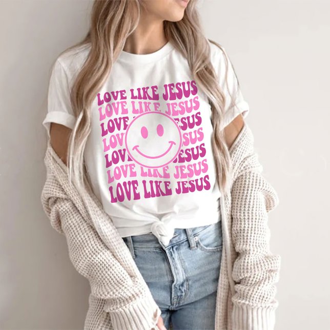 Christian Shirts,Christian Shirt,Love Like Jesus T-Shirt (Creator Uploaded)