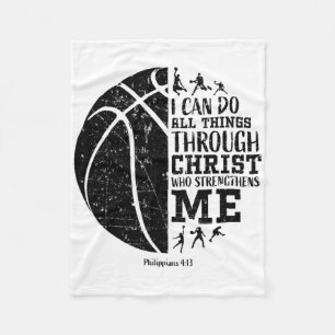 Christian Sketll Gifts Philippians 413 Men Women K Fleece Blanket