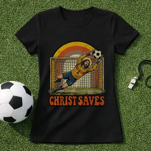 Christian Soccer Faith Goalie T-Shirt