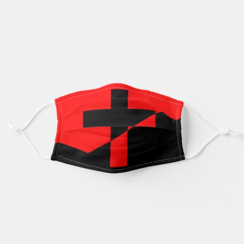 Christian Socialism  Anarchism Liberation Flag Adult Cloth Face Mask