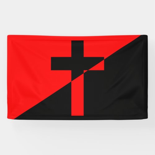 Christian Socialism  Anarchism Liberation Flag Banner