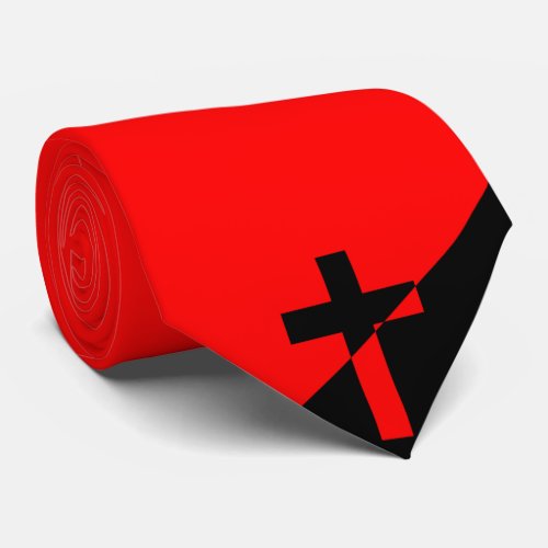 Christian Socialism  Anarchism Liberation Flag Neck Tie