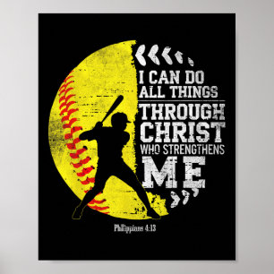 Christian Softll I Can Do All Things Religious Fai Poster