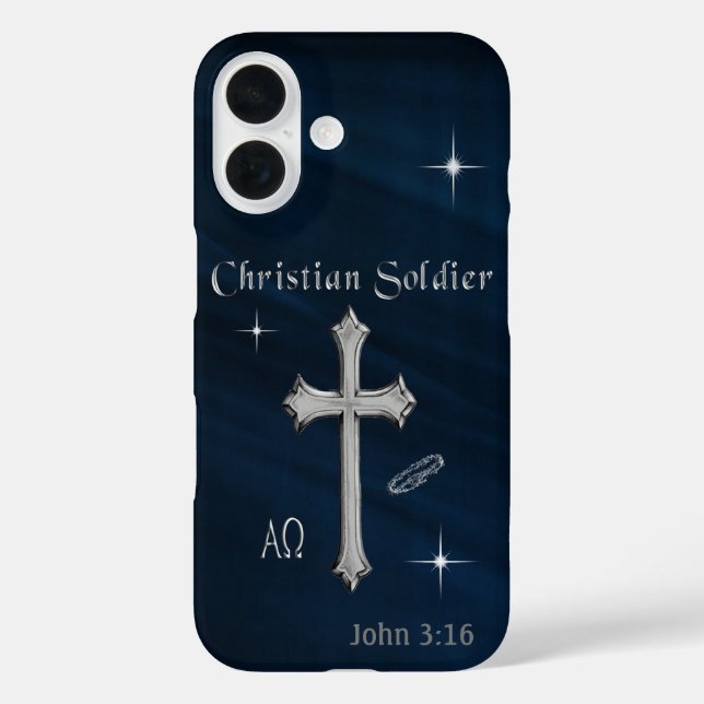 Christian Soldier  Case-Mate iPhone Case (Back)
