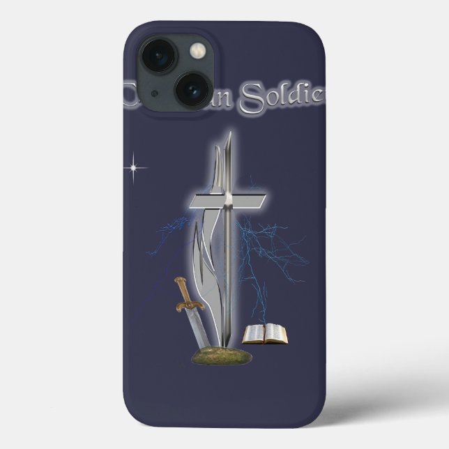 christian soldier Case-Mate iPhone case (Back)