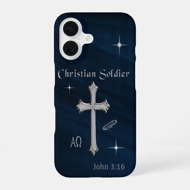 Christian Soldier  Iphone Case (Back)