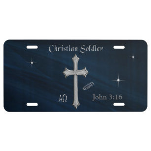 Christian Soldier  License Plate