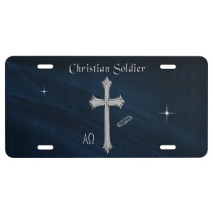 Christian Soldier  License Plate