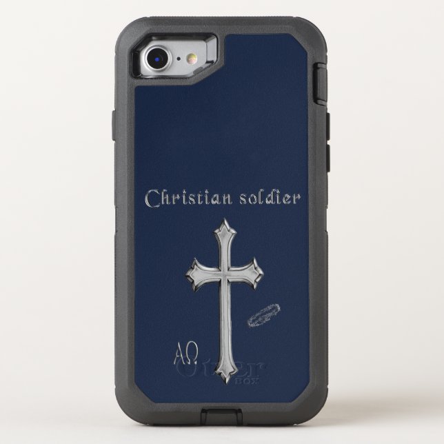 christian soldier otterbox iPhone case (Back)