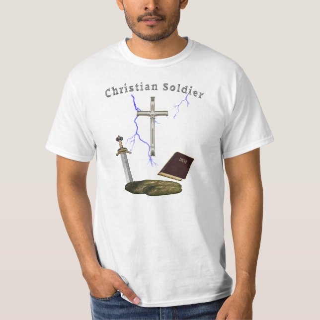 Christian soldier t-shirt (Front)
