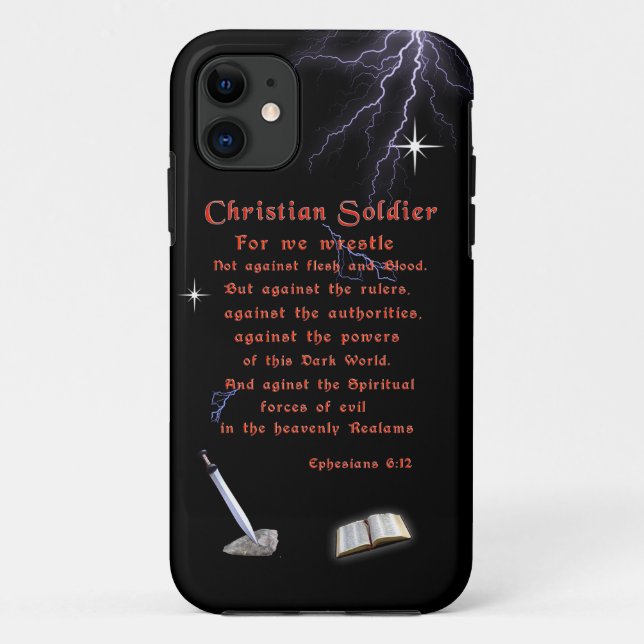 Christian Soldiers Case-Mate iPhone Case (Back)