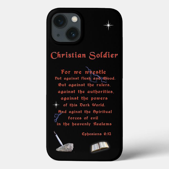 Christian Soldiers Case-Mate iPhone Case (Back)