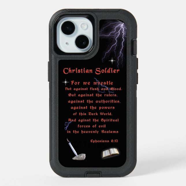 Christian Soldiers iPhone 15 Case (Back)