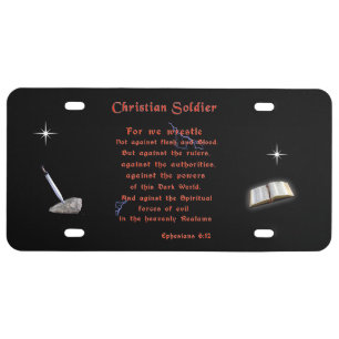 Christian Soldiers License Plate