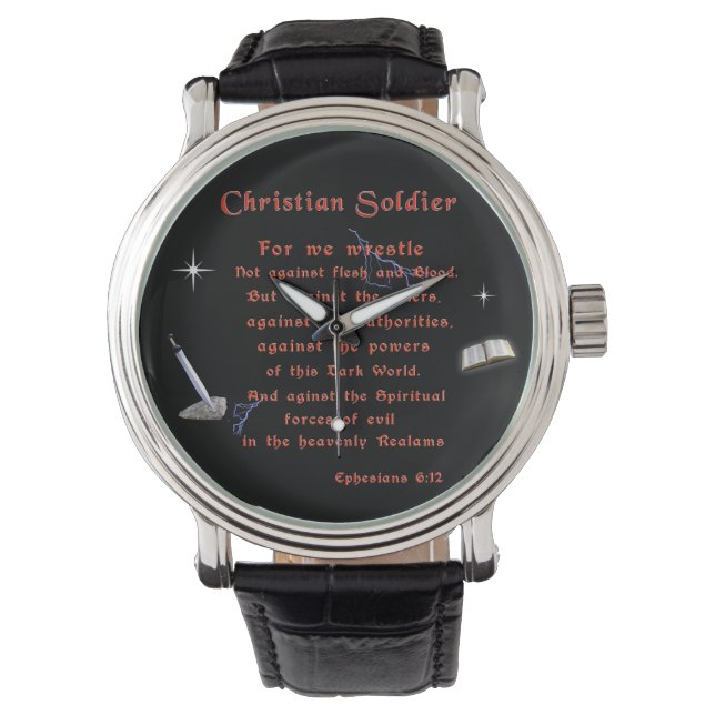 Christian Soldiers Watch (Front)