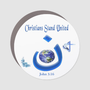 Christian Solidarity Car Magnet