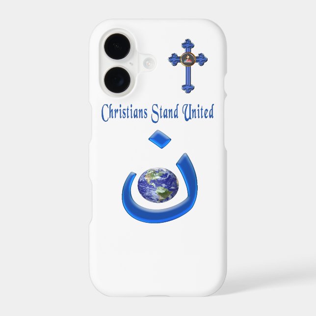 Christian Solidarity Case-Mate iPhone Case (Back)