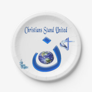 Christian Solidarity Paper Plates