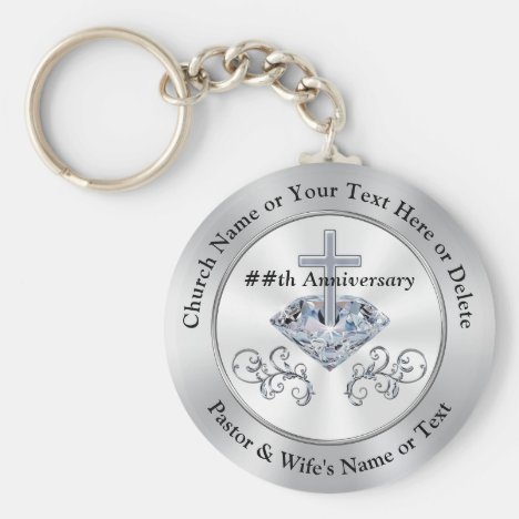 Christian Souvenir Ideas for Church Anniversary Keychain