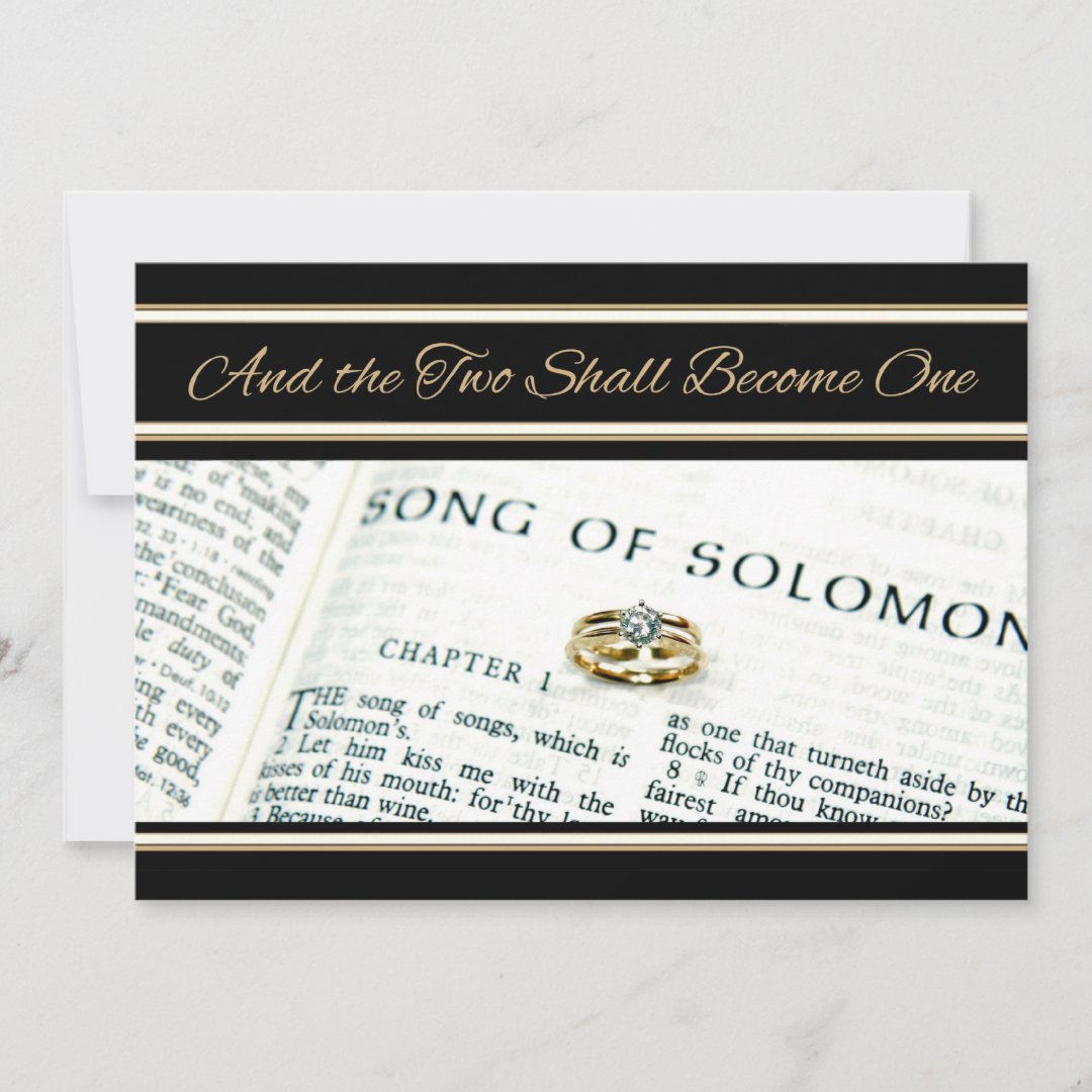 Christian Spiritual Scripture Wedding Invitation Zazzle