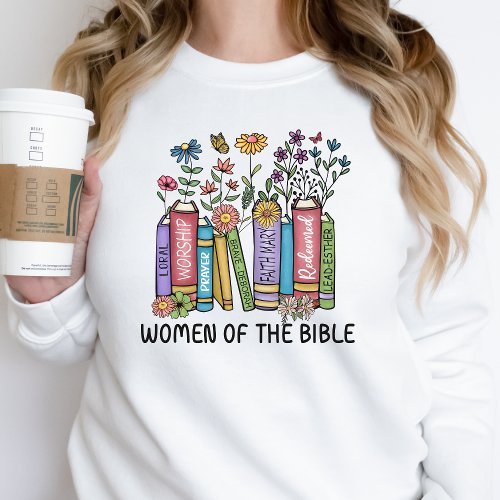 Christian Sweatshirt for Women Bible Graphic 