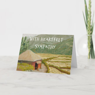 Christian Sympathy Cabin and Field Card