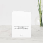 Christian Sympathy Thank You Note Card | Zazzle