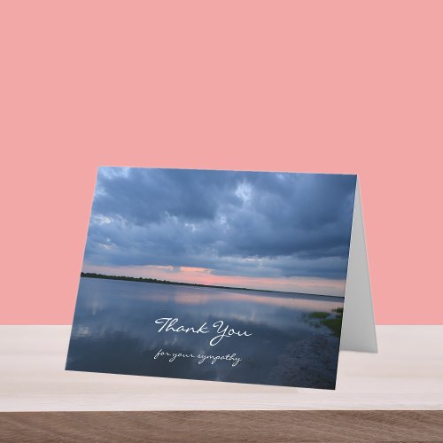 Christian Sympathy Thank You Note Card