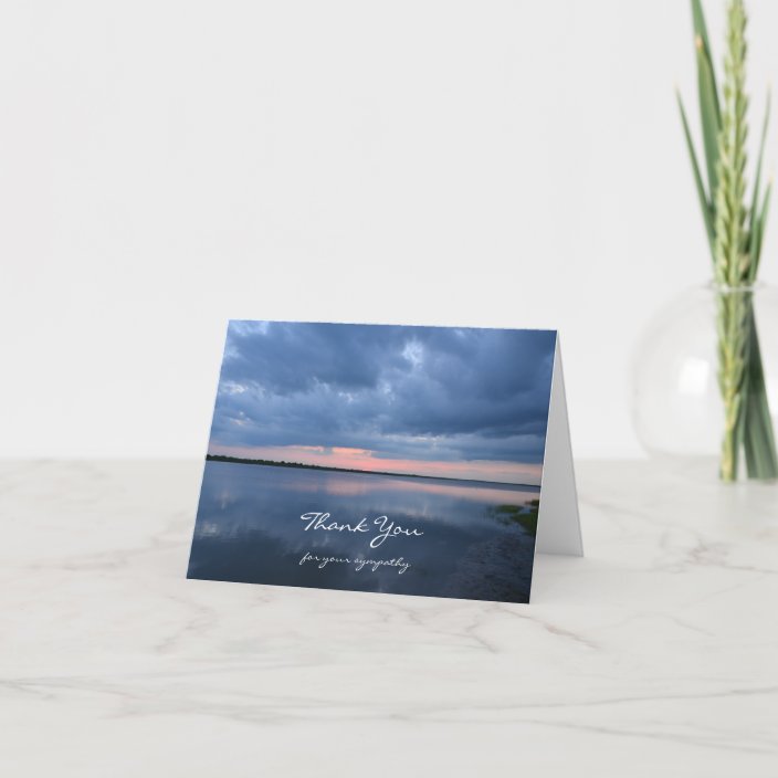 Christian Sympathy Thank You Note Card | Zazzle