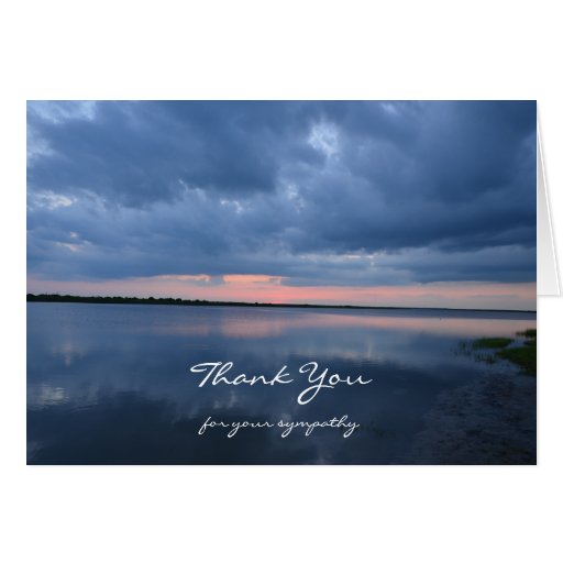 Christian Sympathy Thank You Note Card | Zazzle