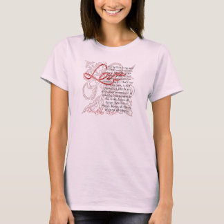 Christian T-Shirt, Love Bible Scripture T-Shirt