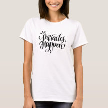 Christian T-Shirt "Miracles Succeed" Editable