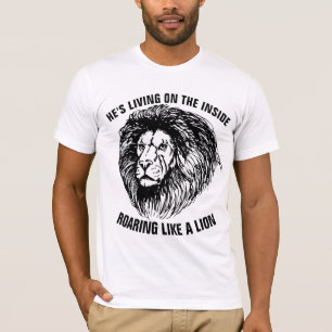 Christian T-Shirts, ROARING LIKE A LION T-Shirt