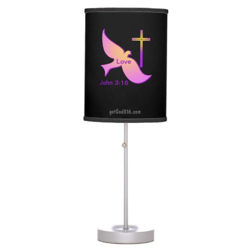 Christian Table Lamp Doves gotGod316com