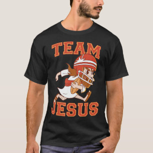 Christian Team Jesus Football Lover Faith Hope Chr T-Shirt