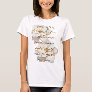Christian Tee Jeremiah 17:14 beautiful background