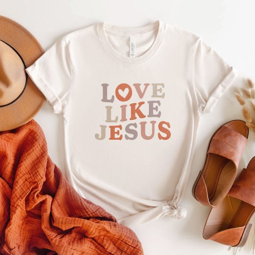 Christian Tee Love Like Jesus T_Shirt